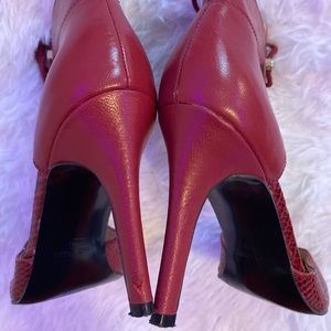 Nine West Heels, Red, Women’s Size 6.5
